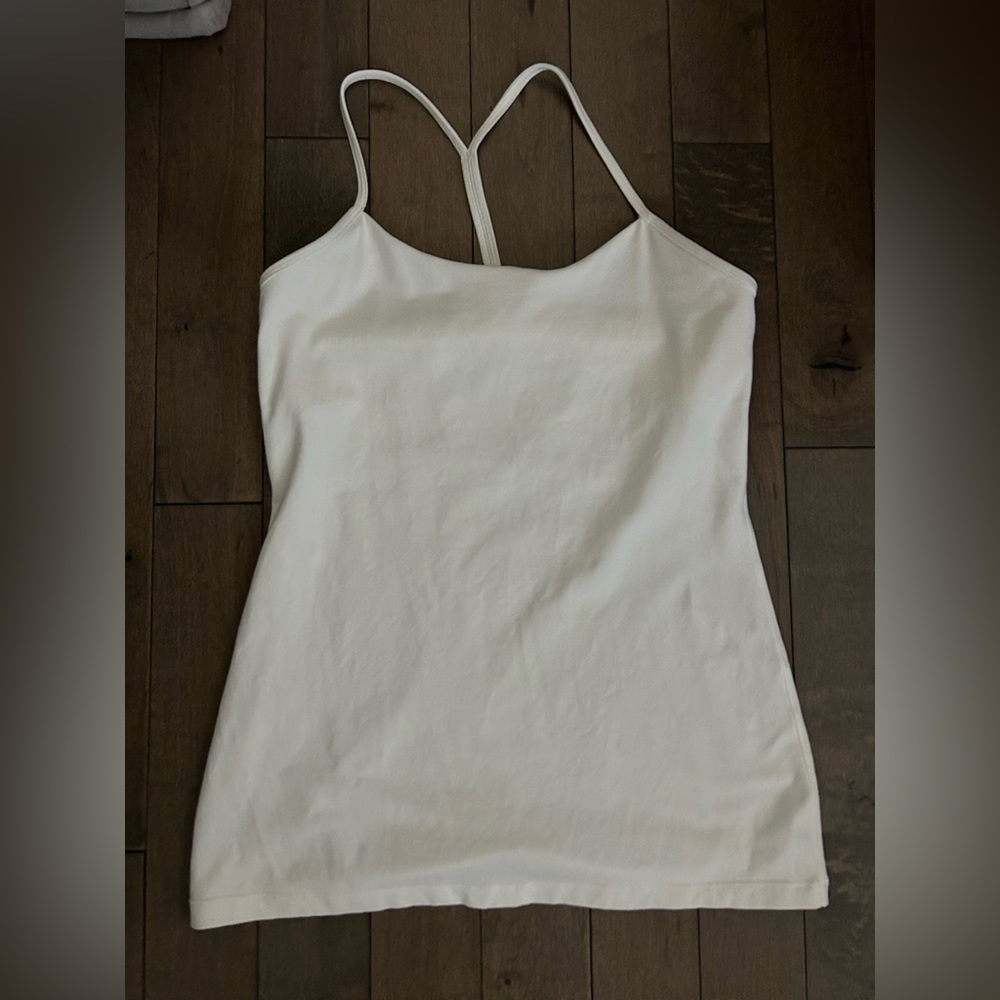 Lululemon white racerback power Y